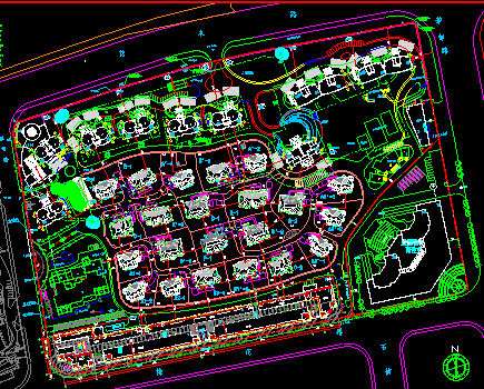 浦東世紀(jì)花園二期南塊小別墅方案設(shè)計(jì)及建筑施工圖