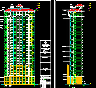 大連龍頭分園住宅(公寓)全套設計圖及計算書