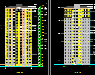 大連泉水龍畔金泉住宅樓全套設計圖CAD