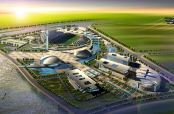 浙江上虞市文體中心規劃及單體方案設計